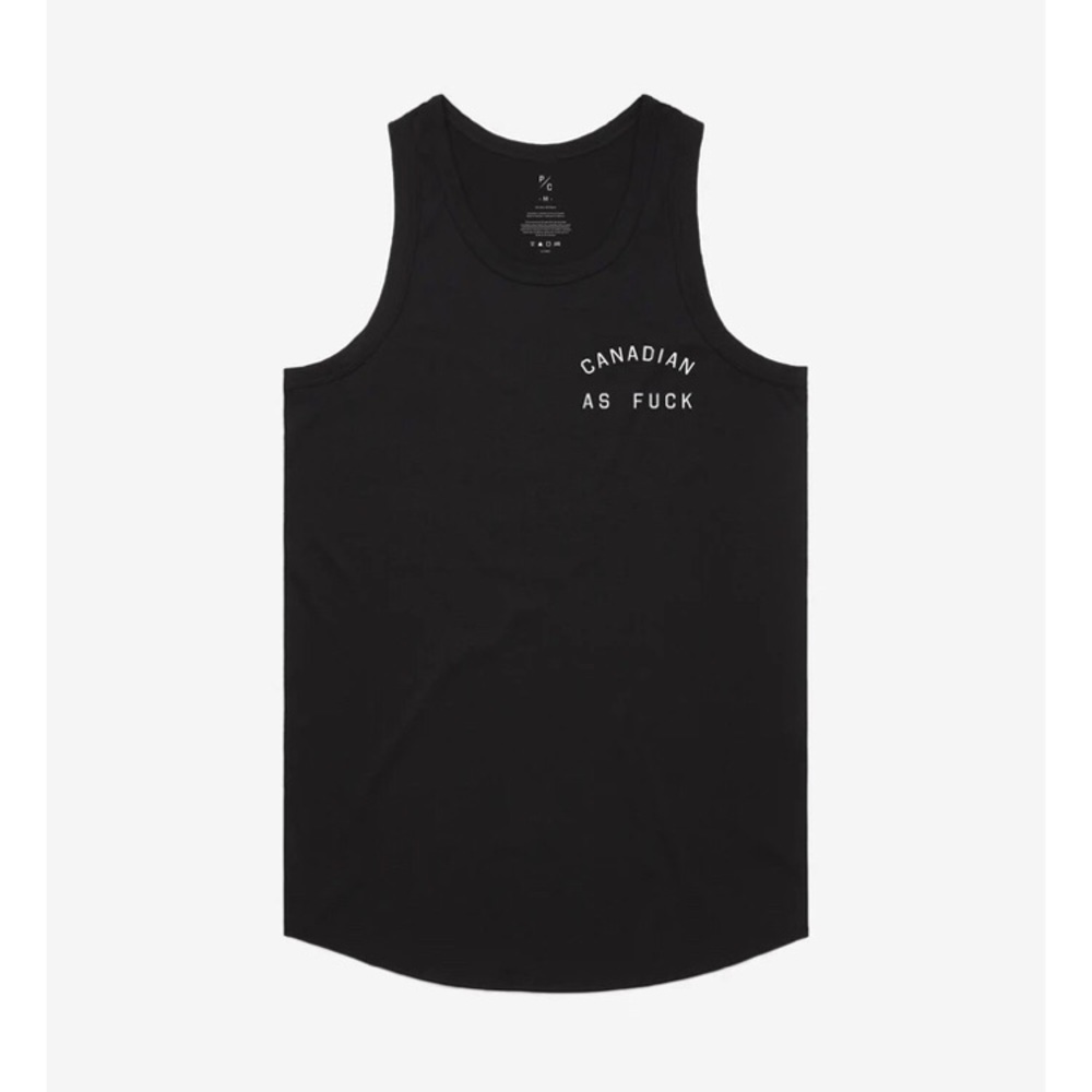 Canadian as F tank top